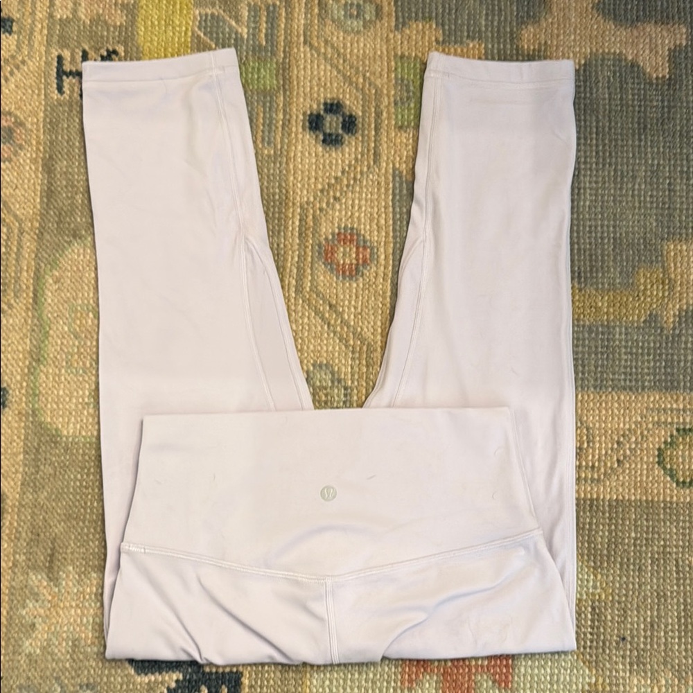 Lululemon lavender wunder under cropped leggings